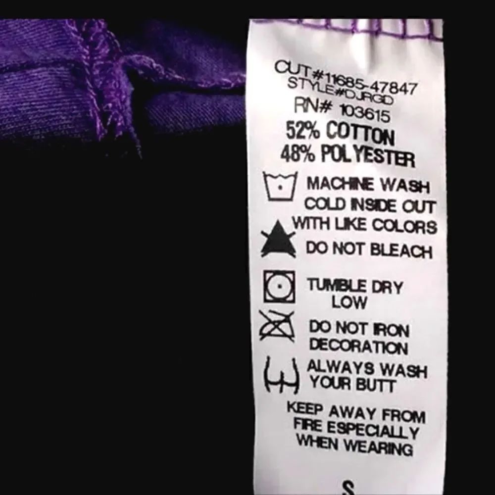 Care labels are important!😃